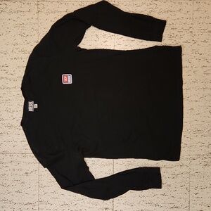 Diesel Black T Diego Division Box Spellout Logo Long Sleeve T-Shirt